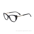 Mode neue Stock Full Rim Cat Eye Acetat Brille Frames